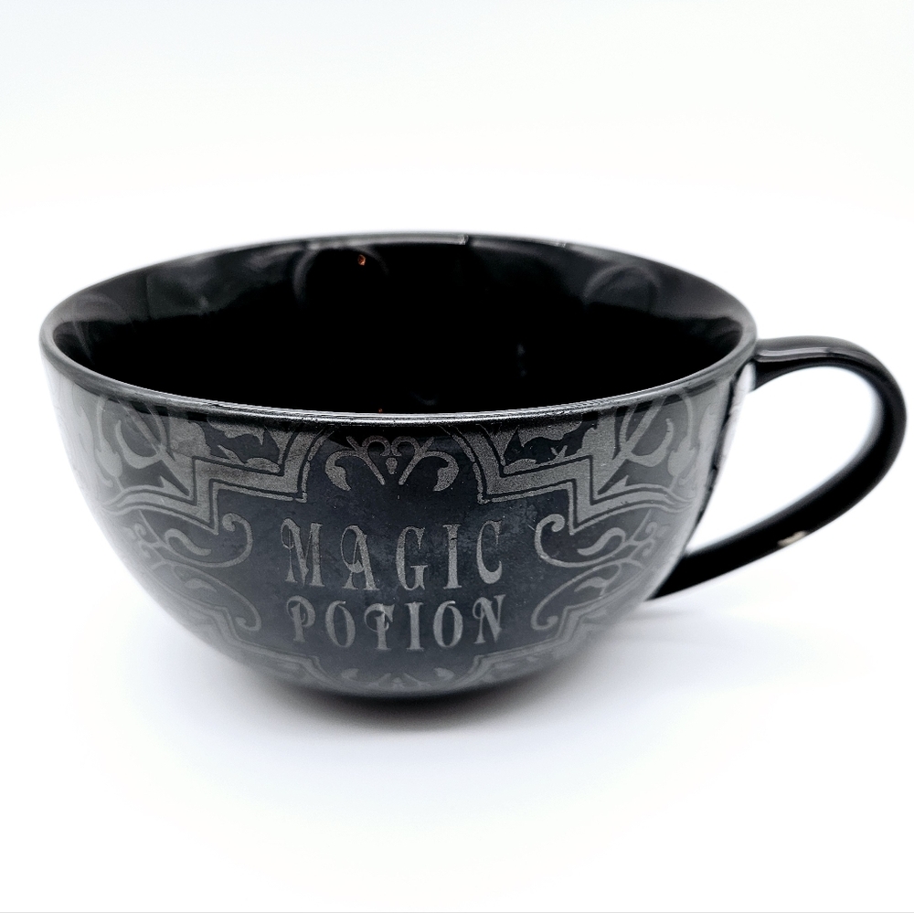222 FIFTH | Halloween Skulls "Magic Potion" porcelain coffee mug